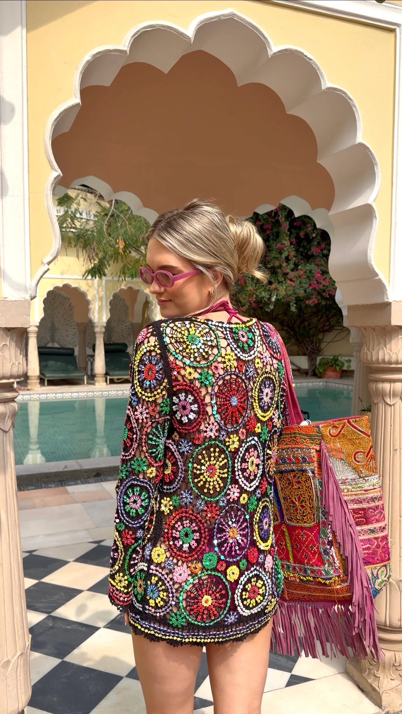 Crochet Sequin Beach Top - Image 3